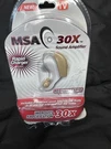 Msa 30X Sound Amplifier Ear Aid Rapid Rechargeable With Charger. Fixed Price $18.99.
