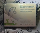 Britzgo Entry Level Rechargable Digital Hearing Amplifier BHA-203, Blue, 8 Ounce. Fixed Price $26.99.