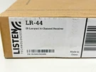 Listen Technologies LR-44 Lanyard-style Ir 4-CHANNEL Receiver. Fixed Price $65.33.