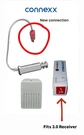 Connexx 3.0 2S Right Receiver + Nanocare Wax Guards Bundle Ix Bct New. Fixed Price $89.00.