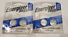 Energizer Watch Electronic Lithium Battery CR2032 3V (set Of 2). Fixed Price $6.71.