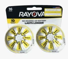 Rayovac Size 10 Yellow Hearing Aid Batteries 16 Expires 07/2024. Fixed Price $9.19.