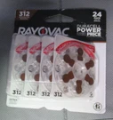 New! Rayovac Hearing Aid Zinc Air Batteries Pack Exp 06/28 312CR-24 Rovus. Fixed Price $11.95.