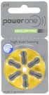 Powerone Size 10 Hearing Aid Batteries 60 Count Extra Long Tabs Pack. Fixed Price $31.39.