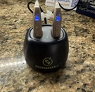 Earcentric Hearing Aids - Beige Color With Charging Station. Fixed Price $59.99.