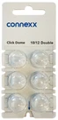 Signia Click 10/12 Mm Double For Ric Hearing Aids - 6 Domes Each. Fixed Price $9.90.