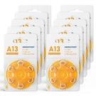 60PC Size Hearing Aid Batteries A13 PR48 1.45V Zinc Air Mercury Free Exp 2028. Fixed Price $16.39.