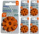 40-PACK Factory Fresh Hearing Aid Batteries Size 13 Expire 5/2027 12Z. Fixed Price $12.58.