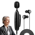 Iceheat Personal Sound Amplifier For Seniors Noise Cancelling Rechargeable Black. Fixed Price $41.76.