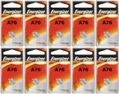 10 Fresh Genuine Energizer LR44 A76 357 1.5V Alkaline Coin Cell Button Batteries. Fixed Price $15.34.