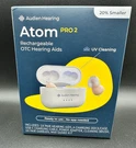 Audien Atom Pro 2 Wireless Rechargeable Otc Hearing Aid Genuine Sealed. Fixed Price $49.99.