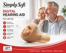 Simply Soft Smart Touch Left Digital Hearing Aid Amplifier W/ Box. Fixed Price $99.99.