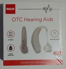 Rca Otc Grey Rechargeable 15 Hour Behind Right & Left Hearing Aid Pair. Fixed Price $38.00.