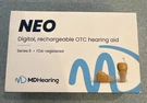 Mdhearing Neo Digital Rechargeable Aids Series + Charging Case. Fixed Price $89.98.